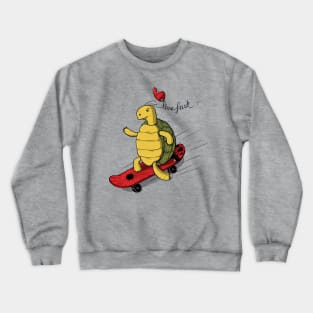 Turtle_LiveFast Crewneck Sweatshirt